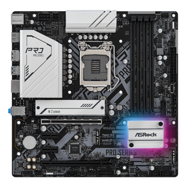 დედა დაფა ASRock Z590M_PRO4, LGA1200, DDR4, DIMM, 128GB