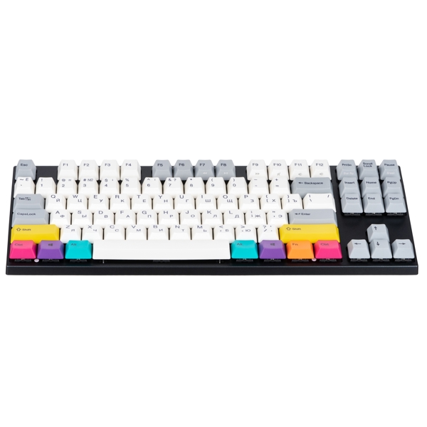 კლავიატურა Varmilo MA87M V2 CMYK, EC Sakura V2, Wired, USB, Gaming Keyboard, Colored