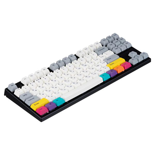 კლავიატურა Varmilo MA87M V2 CMYK, EC Sakura V2, Wired, USB, Gaming Keyboard, Colored