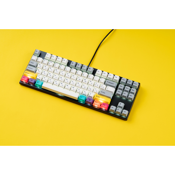 კლავიატურა Varmilo MA87M V2 CMYK, EC Sakura V2, Wired, USB, Gaming Keyboard, Colored