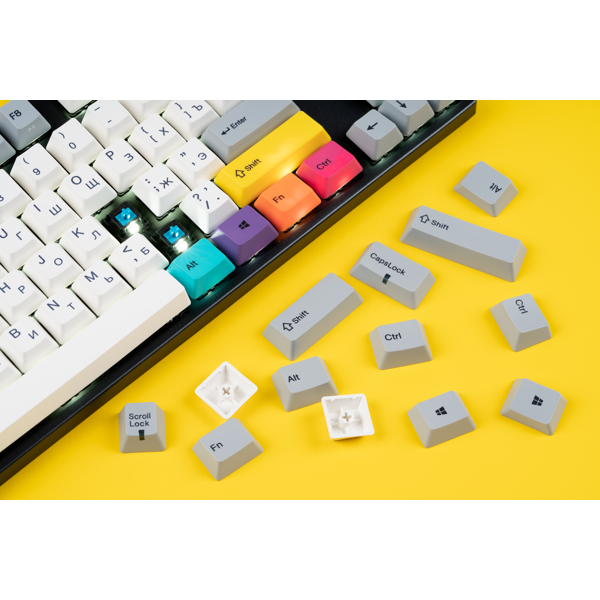 კლავიატურა Varmilo MA87M V2 CMYK, EC Sakura V2, Wired, USB, Gaming Keyboard, Colored