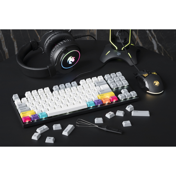 კლავიატურა Varmilo MA87M V2 CMYK, EC Sakura V2, Wired, USB, Gaming Keyboard, Colored