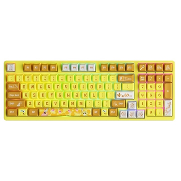 კლავიატურა Akko 3098S Sponge Bob, CS Starfish RGB, Wired, RGB, USB Type-C, Keyboard, Colored