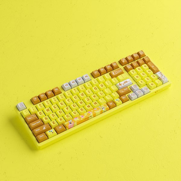 კლავიატურა Akko 3098S Sponge Bob, CS Sponge RGB, Wired, RGB, USB Type-C, Keyboard, Colored