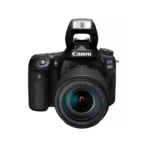 Canon EOS 90D Black + Lens EF-S 18-135 IS USM Black