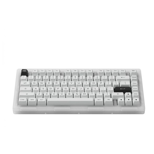 კლავიატურა Akko ACR Pro75, CS Crystal, Wired, RGB, USB Type-C, Keyboard, White