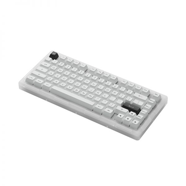 კლავიატურა Akko ACR Pro75, CS Crystal, Wired, RGB, USB Type-C, Keyboard, White