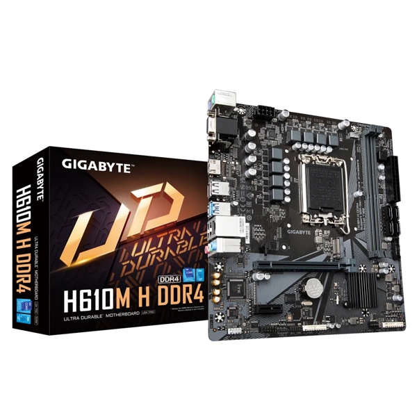 დედა დაფა Gigabyte H610M_H_DDR4, LGA 1700, DDR4, DIMM, 64GB