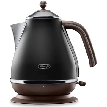 ელექტრო ჩაიდანი DeLonghi KBOV2001.BK Icona, 2000W, 1.7L, Electric Kettle, Black