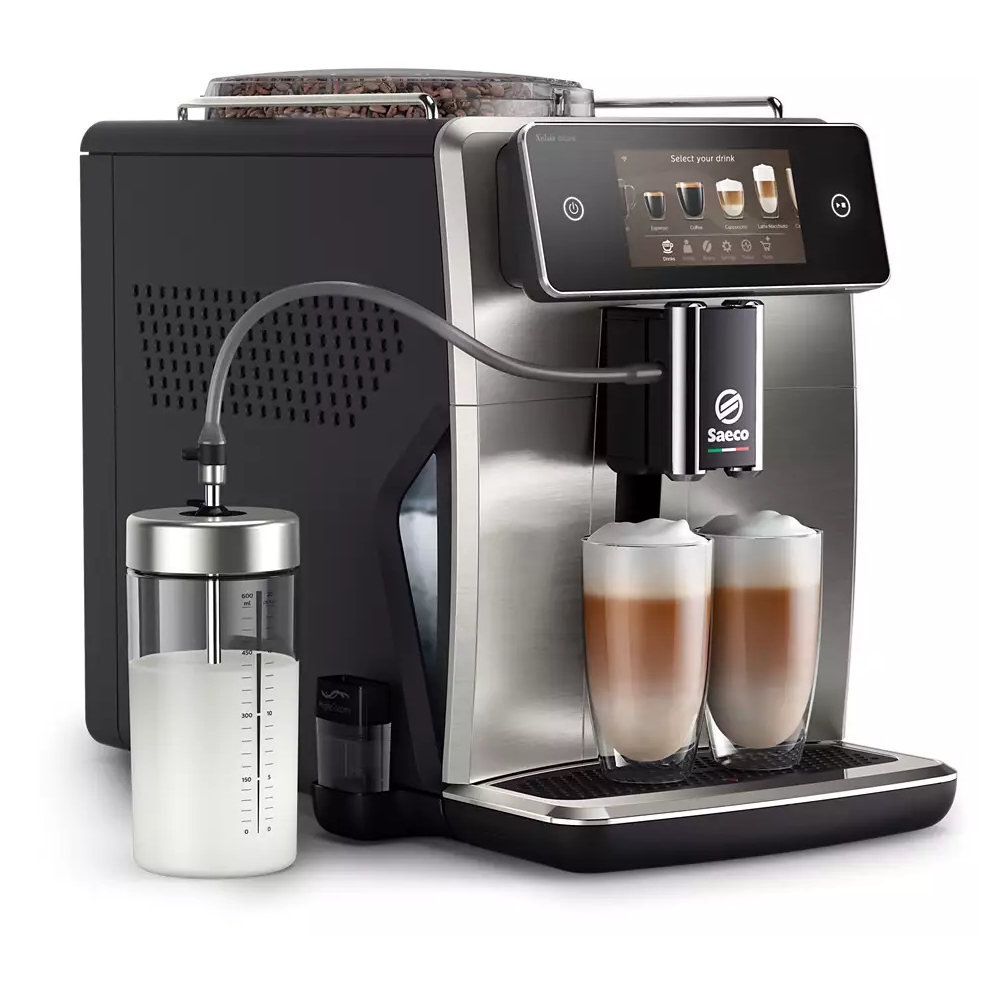 ყავის აპარატი Philips SM8785/00, 1500W, 1.7L, Coffee Machine, Black/Silver