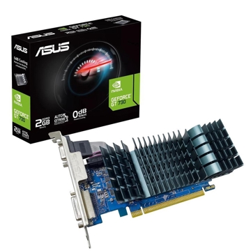 ვიდეო დაფა Asus GT730-SL-2GD3-BRK-EVO, GeForce GT730, 2GB, 64bit, HDMI, D-SUB, DVI, Blue