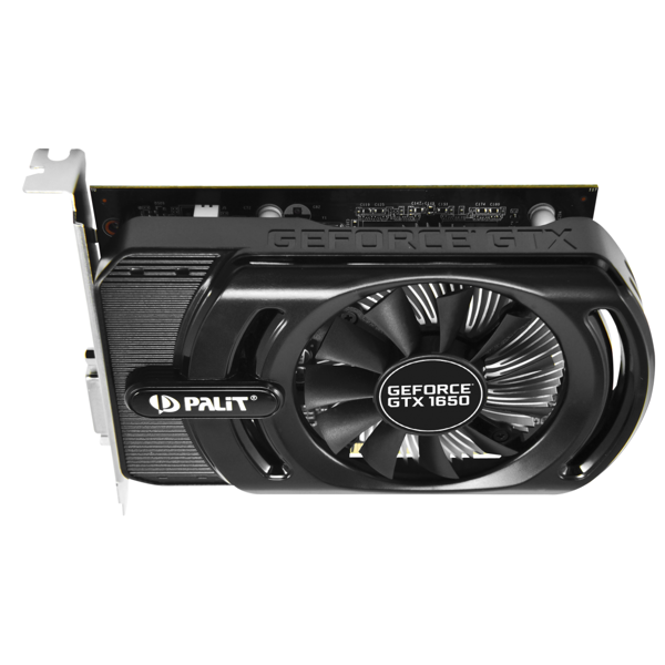 ვიდეო დაფა Palit NE51650006G1-1170, GeForce GTX 1650, 4GB, 128Bit, HDMI, DVI-D, Black