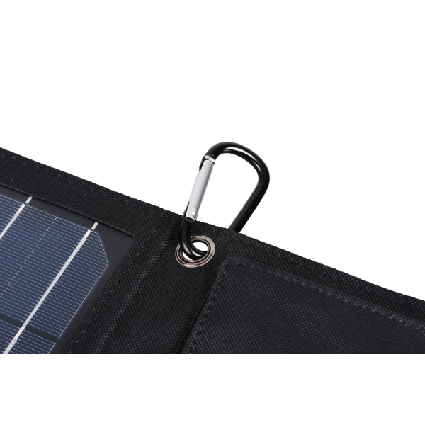 პორტატული დამტენი მზის ენერგიით 2E PSP0020, 22W, USB-A, Solar Power Bank, Black