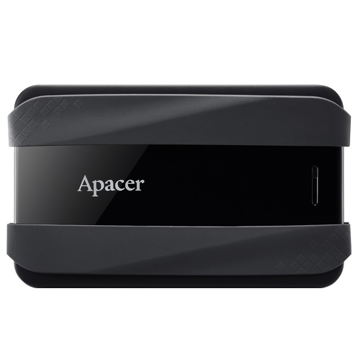 გარე მყარი დისკი Apacer AP2TBAC533B-1, 2TB, External HDD, 2.5'', USB 3.2, Black