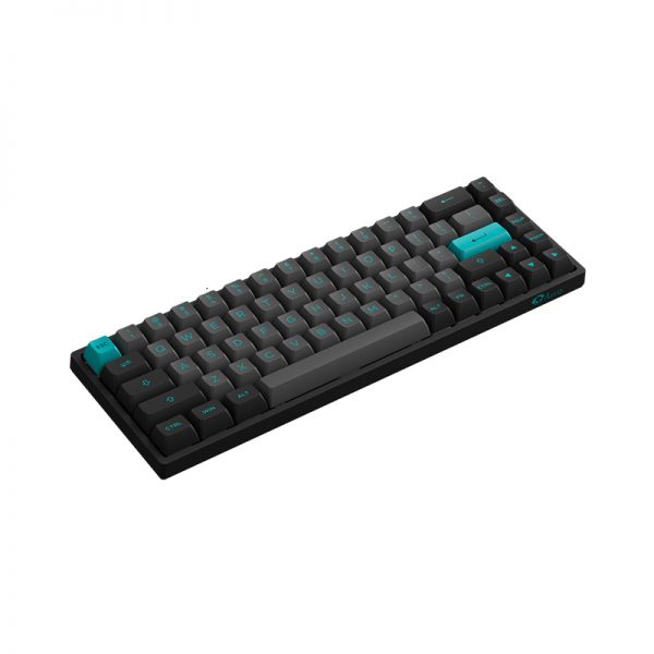 კლავიატურა Akko 3068B Plus Black&Cyan, CS Jelly Pink, Wireless, RGB, Bluetooth, USB Type C, Keyboard, Black
