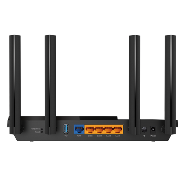 როუტერი TP-Link Archer AX55, 2400Mbps, Dual Band Gigabit Wi-Fi Router, Black  