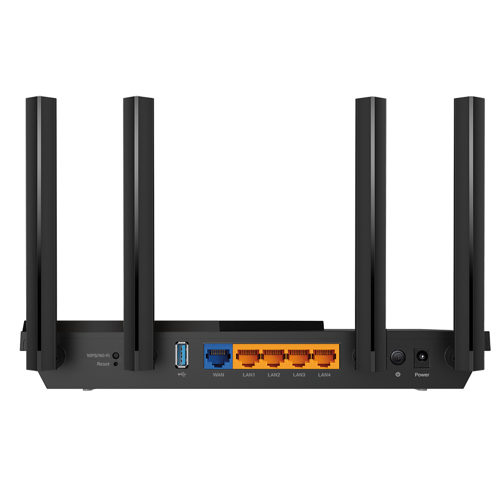 როუტერი TP-Link Archer AX55, 2400Mbps, Dual Band Gigabit Wifi Router, Black  