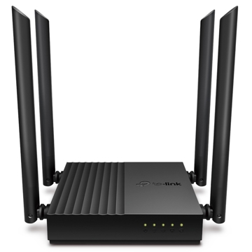 როუტერი TP-Link Archer C64, 867Mbps, Wireless MU-MIMO WiFi Router, Black