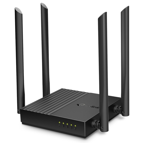 როუტერი TP-Link Archer C64, 867Mbps, Wireless MU-MIMO WiFi Router, Black