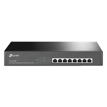 TP-Link TL-SG1008MP, 8-Port Gigabit, Switch, Black