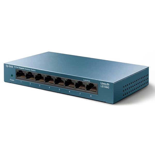 TP-Link LS108G, 8-Port Gigabit, Switch, Blue