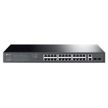 სვიჩი TP-Link TL-SG1428PE, 26-Port Gigabit+2SFP, POE + Switch, Black