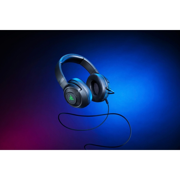 ყურსასმენი Razer RZ04-03750100-R3M1 Kraken V3 X, Gaming Headset, Wired, USB, Black