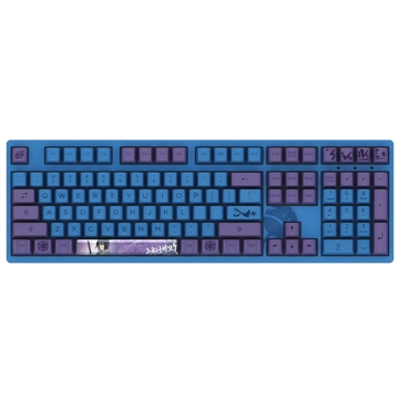 Akko 3108 V2 Sasuke, V2 Orange, Wired, USB Type-C, Gaming Keyboard, Blue