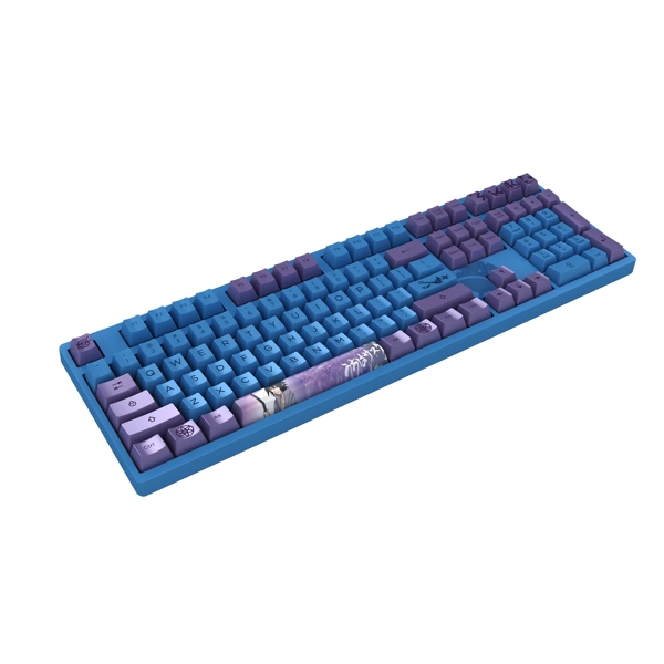 Akko 3108 V2 Sasuke, V2 Orange, Wired, USB Type-C, Gaming Keyboard, Blue