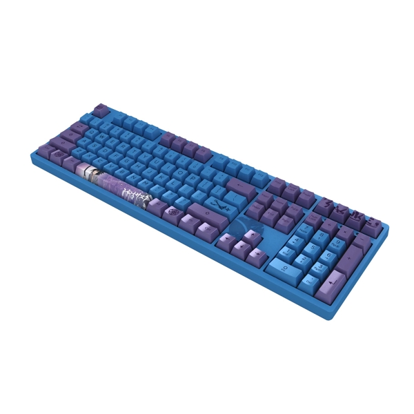 Akko 3108 V2 Sasuke, V2 Orange, Wired, USB Type-C, Gaming Keyboard, Blue