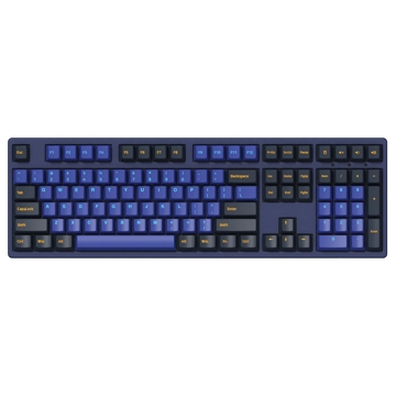 კლავიატურა akko 3108 V2 DS Horizon, 2nd Gen Blue, Wired, USB Type-C, Keyboard, Blue