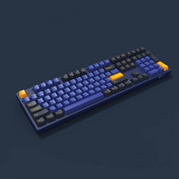 კლავიატურა akko 3108 V2 DS Horizon, 2nd Gen Blue, Wired, USB Type-C, Keyboard, Blue