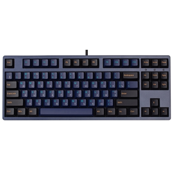 კლავიატურა Akko 3087 V2 DS Horizon, Cherry MX Red, Wired, USB, Gaming Keyboard, Blue