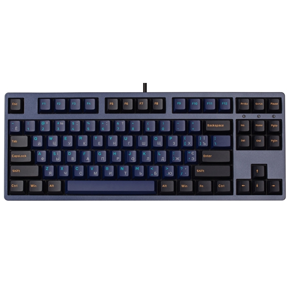 Akko 3087 V2 DS Horizon, Cherry MX Red, Wired, USB, Gaming Keyboard, Blue