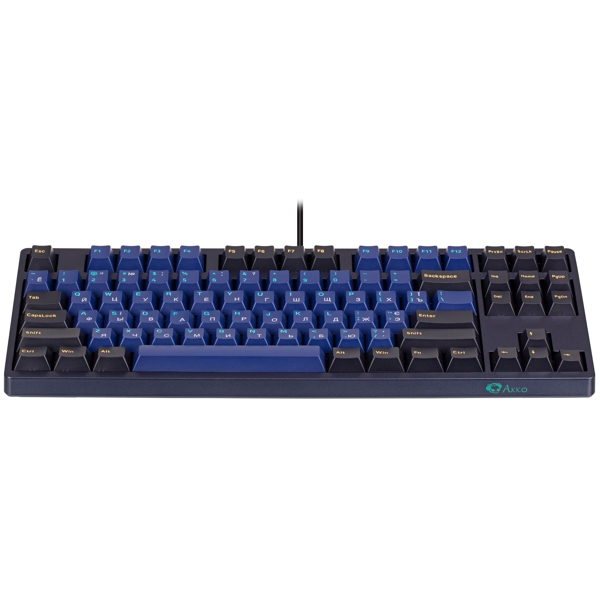 Akko 3087 V2 DS Horizon, Cherry MX Red, Wired, USB, Gaming Keyboard, Blue