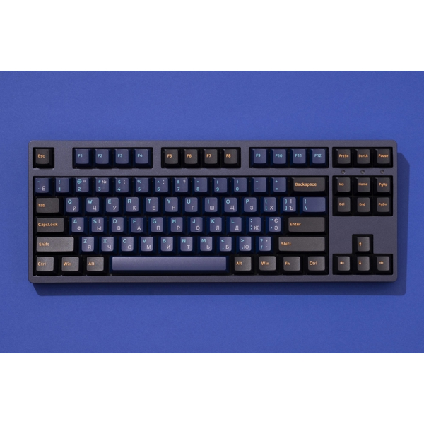 Akko 3087 V2 DS Horizon, Cherry MX Red, Wired, USB, Gaming Keyboard, Blue