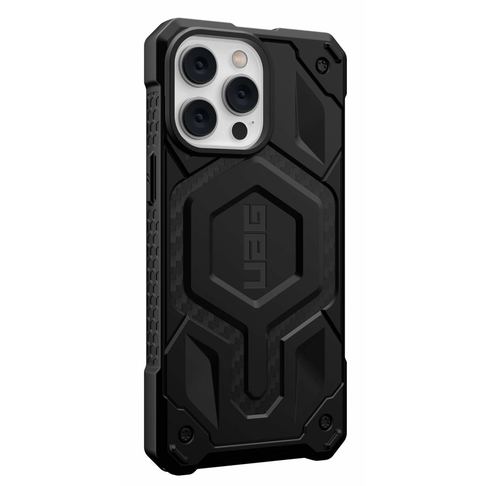 მობილურის ქეისი UAG 114031114242 Monarch Pro, iPhone 14 Pro Max, Cover, Black/Carbon