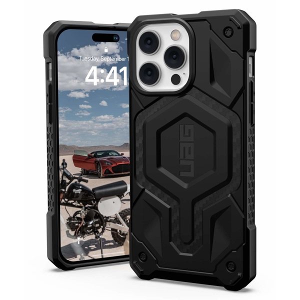 UAG 114031114242 Monarch Pro, iPhone 14 Pro Max, Cover, Black/Carbon