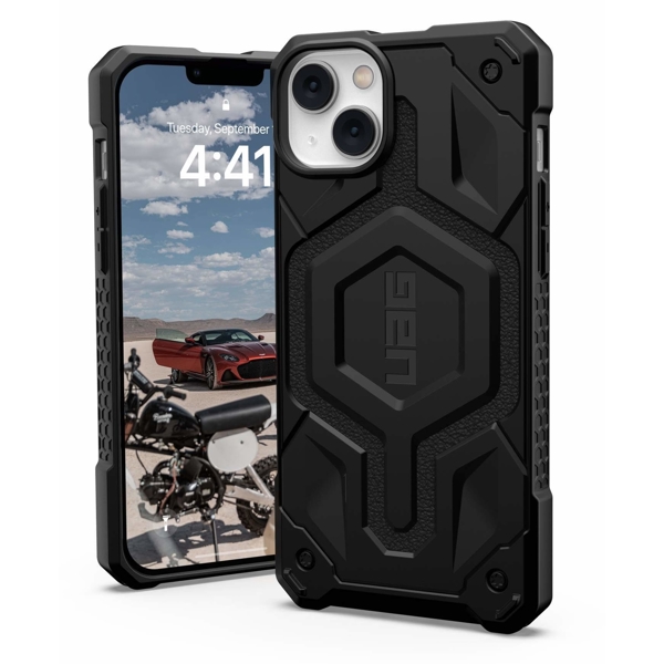 მობილურის ქეისი UAG 114029114040 Monarch Pro, iPhone 14 Plus, Cover, Black