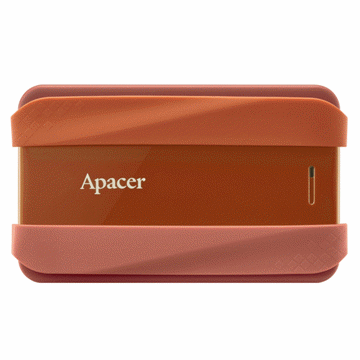 გარე მყარი დისკი Apacer AP1TBAC533R-1, 1TB,  External HDD, 2.5'', USB 3.2, Red