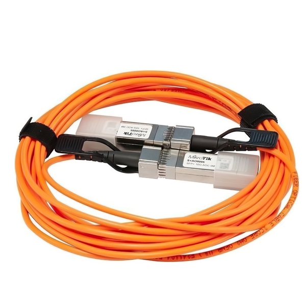 ოპტიკური კაბელი MikroTik S+AO0005, Patch Cord, 5m, Orange