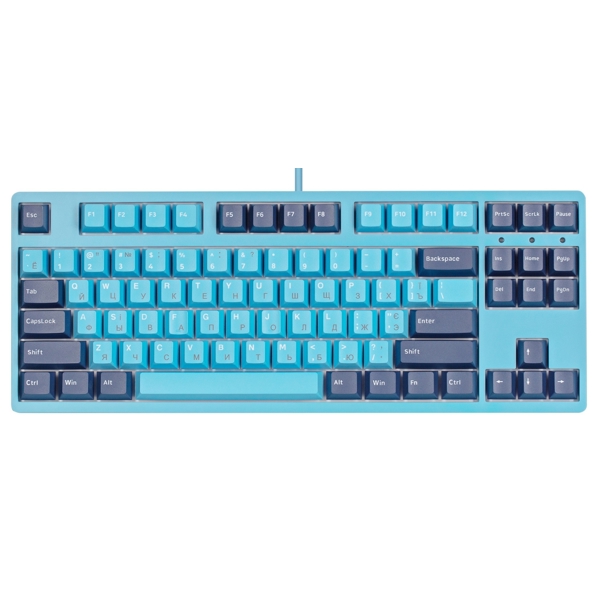 კლავიატურა Akko 3087 V2 Mirror of Sky, CS Radiant Red, Wired, USB, Gaming Keyboard, Blue