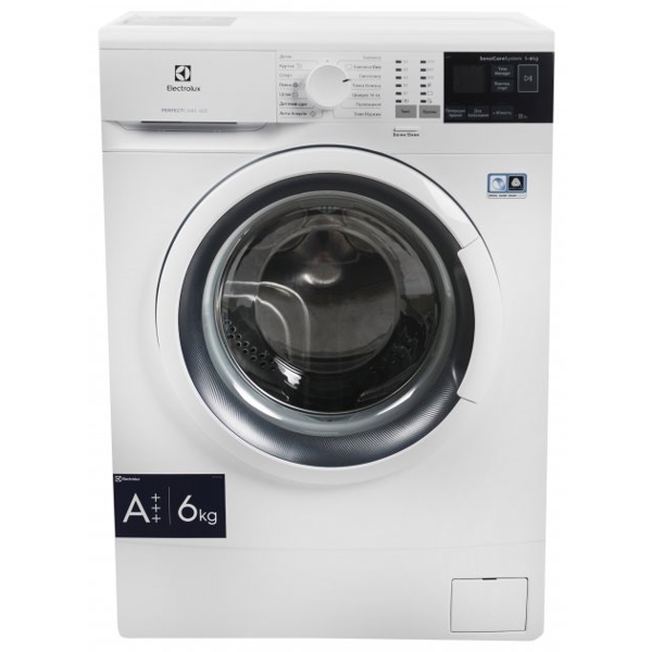 სარეცხი მანქანა Electrolux EW6S426WU, 6Kg, A+++, 1200Rpm, 58Db, Washing Machine, White