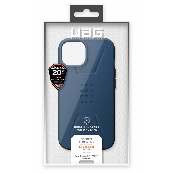 UAG 114036115555 Civilian, iPhone 14, Cover, Blue