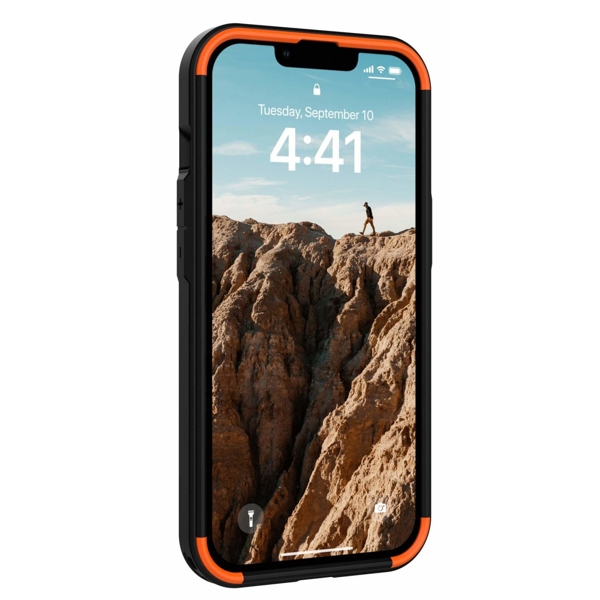 მობილურის ქეისი UAG 114036114040 Civilian, iPhone 14, Cover, Black