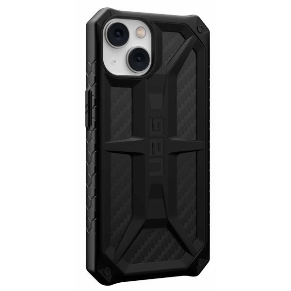 მობილურის ქეისი UAG 114032114242 Monarch, iPhone 14, Cover, Black/Carbon