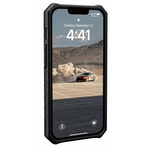 მობილურის ქეისი UAG 114032114242 Monarch, iPhone 14, Cover, Black/Carbon