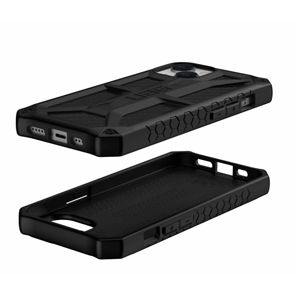 მობილურის ქეისი UAG 114032114242 Monarch, iPhone 14, Cover, Black/Carbon