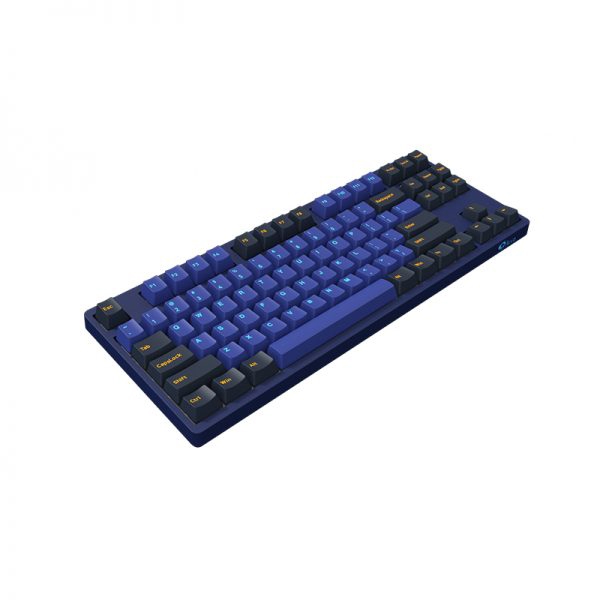 კლავიატურა Akko 3087 V2 DS Horizon, V2 Orange, Wired, USB Type-C, Keyboard, Blue