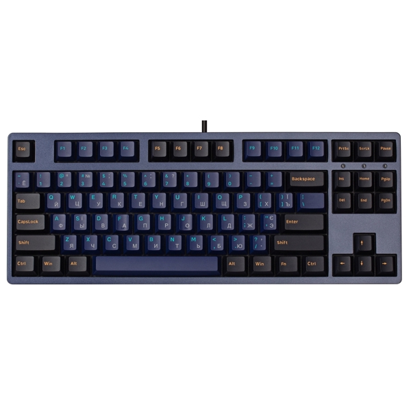 კლავიატურა akko 3087 V2 DS Horizon, CS Radiant Red, Wired, USB, Gaming Keyboard, Blue